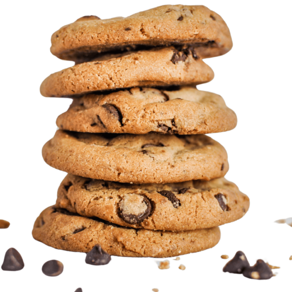 εικόνα με έξι cookies το ένα πάνω στο άλλο