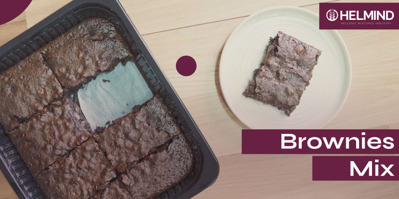 Γραφιστικό με το Brownies Mix για το blog της Helmind