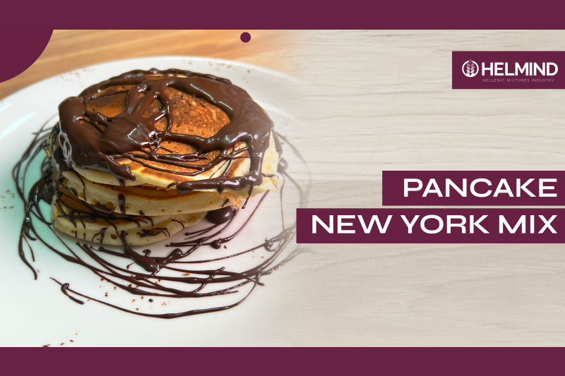 Γραφιστικό με τα Pancake New York Mix για το blog της Helmind