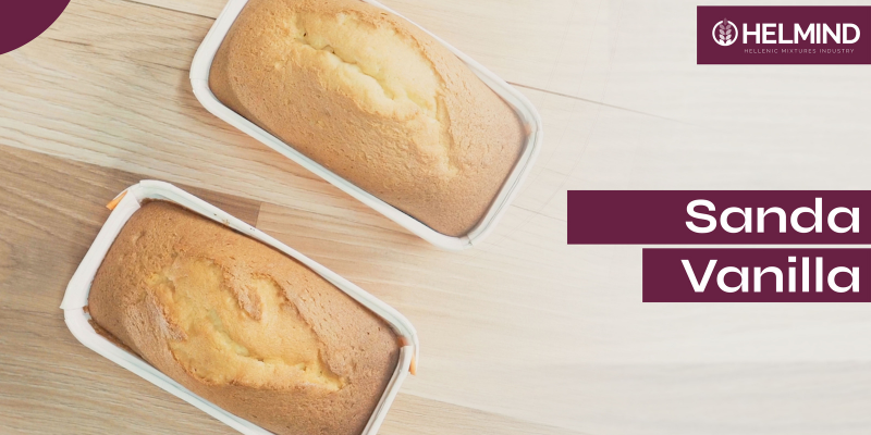 Γραφιστικό με το κέικ Sanda Vanilla για το blog της Helmind