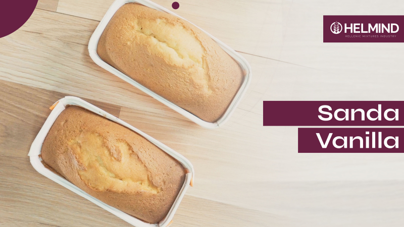 Γραφιστικό με το κέικ Sanda Vanilla για το blog της Helmind