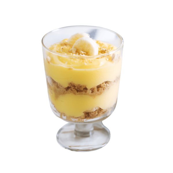 Μπολ με μους με γεύση μπανάνα