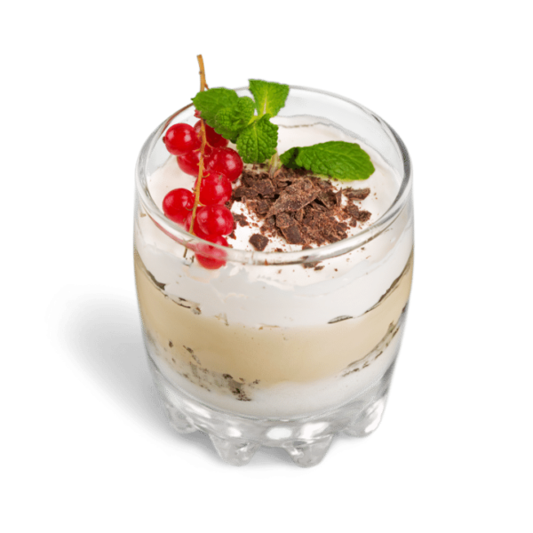 Μπολάκι με μους γιαουρτιού